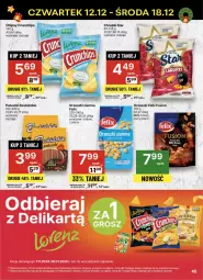 Gazetka promocyjna Delikatesy Centrum - NOWA GAZETKA Delikatesy Centrum od 12 grudnia! 12-18.12.2024 - Gazetka - ważna od 18.12 do 18.12.2024 - strona 45 - produkty: Piec, Orzeszki, Beskidzki, Chipsy, Chrupki, Fusion, Crunchips, Felix, Orzeszki ziemne