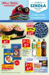 Gazetka promocyjna Auchan - Gazetka 30 Lat Supermarket Auchan - Gazetka - ważna od 12.08 do 12.08.2026 - strona 1 - produkty: Kurczak, Makaron, Zupa, Mirinda, Pepsi, Napój gazowany, Morliny, Napój, Kiełbasa, Kiełbasa śląska, Fa