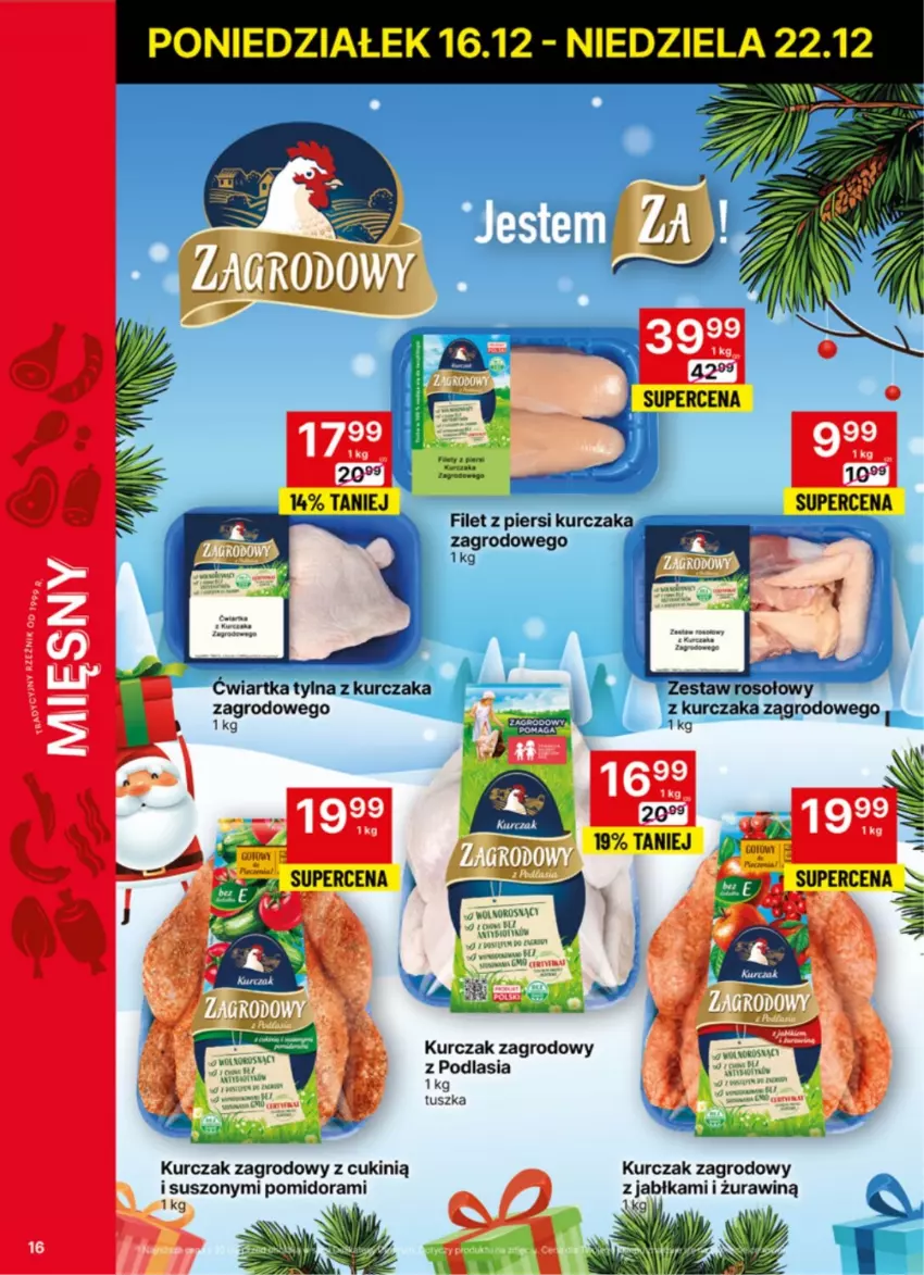 Gazetka promocyjna Delikatesy Centrum - NOWA GAZETKA Delikatesy Centrum od 16 grudnia! 16-22.12.2024 - ważna 16.12 do 22.12.2024 - strona 16 - produkty: Filet z piersi kurczaka, Jabłka, Kurczak