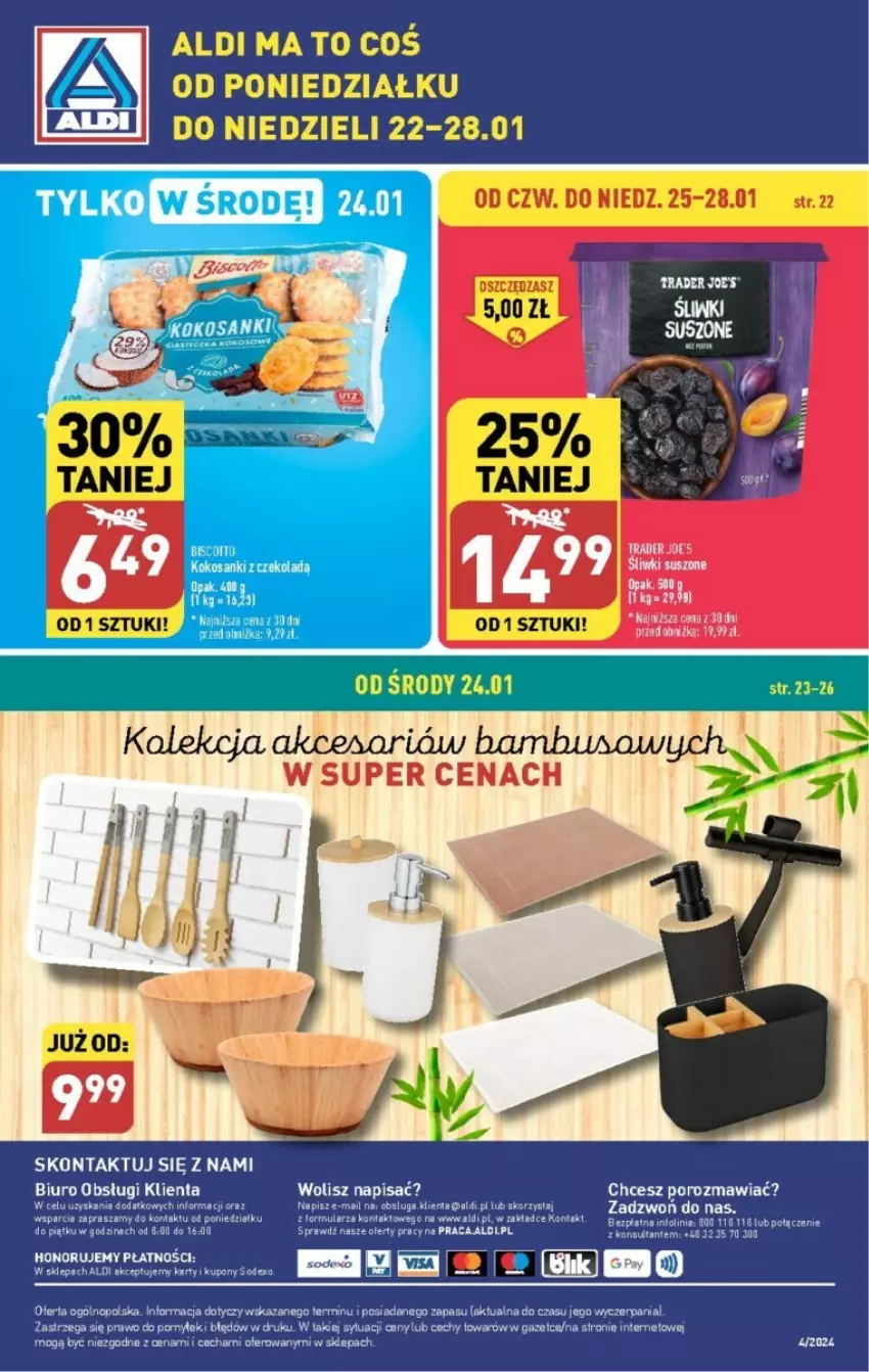 Gazetka promocyjna Aldi - ważna 22.01 do 28.01.2024 - strona 26 - produkty: O nas, Por