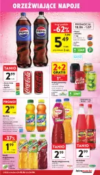 Gazetka promocyjna Intermarche - Gazetka Intermarche - Gazetka - ważna od 24.06 do 24.06.2026 - strona 31 - produkty: Gra, Mirinda, Coca-Cola, Pepsi, Oranżada, Aloe vera, Hellena, Napój gazowany, Tymbark, Fanta, Napój niegazowany, Sprite, Napój, Nestea, Hortex, Fa