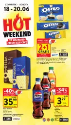 Gazetka promocyjna Intermarche - Gazetka Intermarche - Gazetka - ważna od 24.06 do 24.06.2026 - strona 4 - produkty: Ciastka, Gin, Gra, Mirinda, Kawa mielona, Kawa, Pepsi, Woseba, Oreo, Brownie