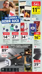 Gazetka promocyjna Intermarche - Gazetka Intermarche - Gazetka - ważna od 24.06 do 24.06.2026 - strona 6 - produkty: Balsam po goleniu, Por, Old Spice, Praliny, Pianka do golenia, Woda po goleniu, Tarka, Czekolada, Latarka, Powerbank, Woda, Lindt, Nivea