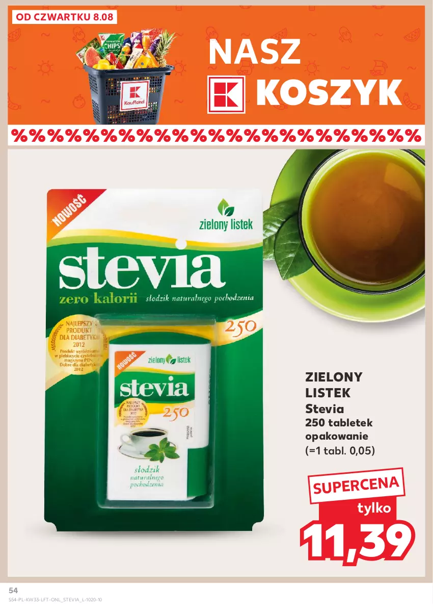 Gazetka promocyjna Kaufland - Gazetka tygodnia - ważna 14.08 do 21.08.2024 - strona 54 - produkty: Kosz, Stek, Tablet