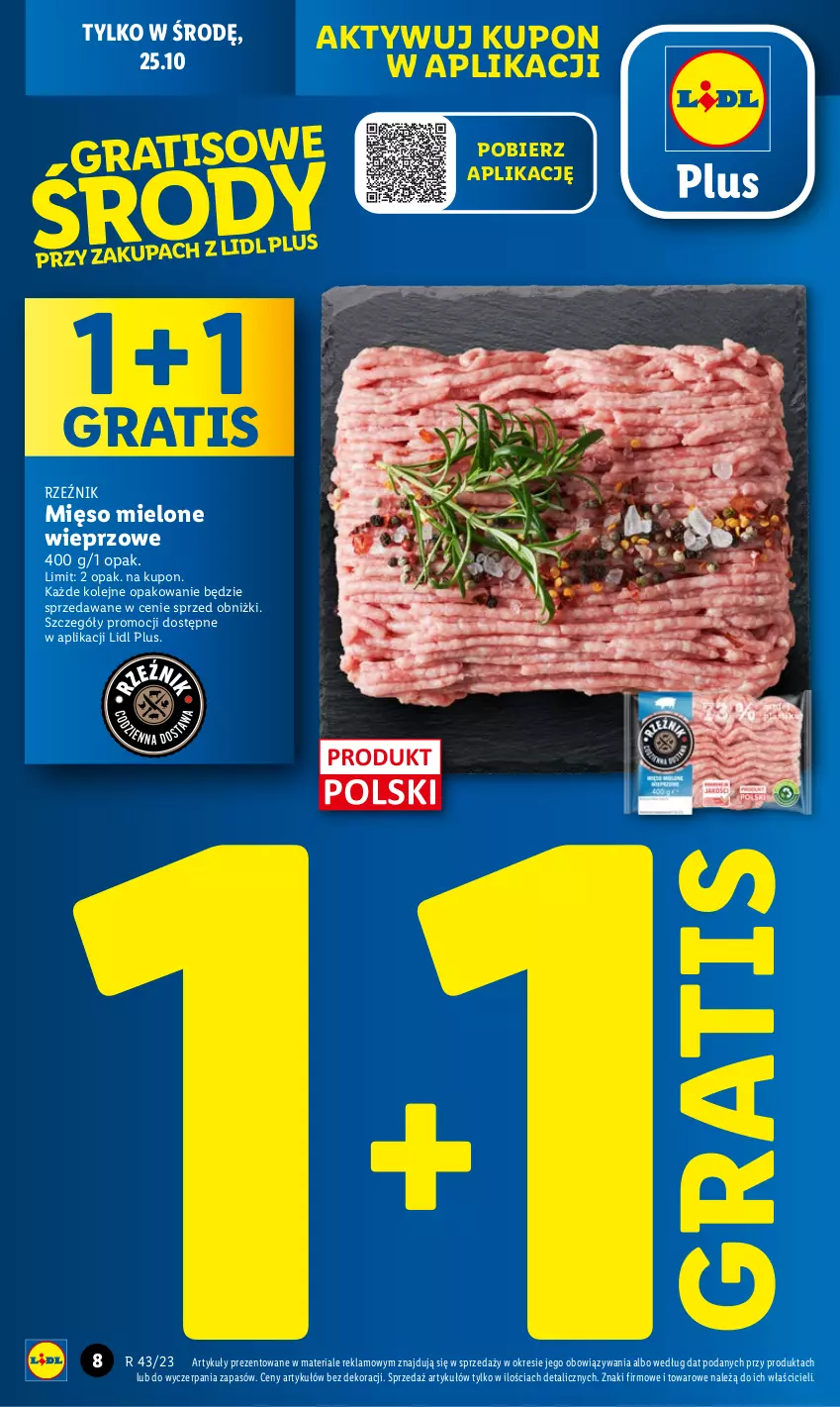 Gazetka promocyjna Lidl - GAZETKA - ważna 23.10 do 25.10.2023 - strona 12 - produkty: Gra, Mięso, Mięso mielone, Olej