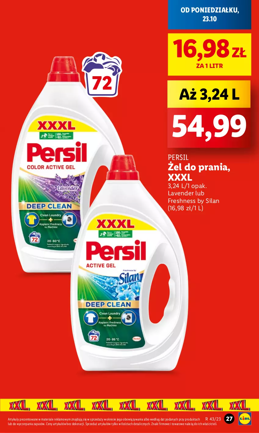 Gazetka promocyjna Lidl - GAZETKA - ważna 23.10 do 25.10.2023 - strona 31 - produkty: Persil, Silan