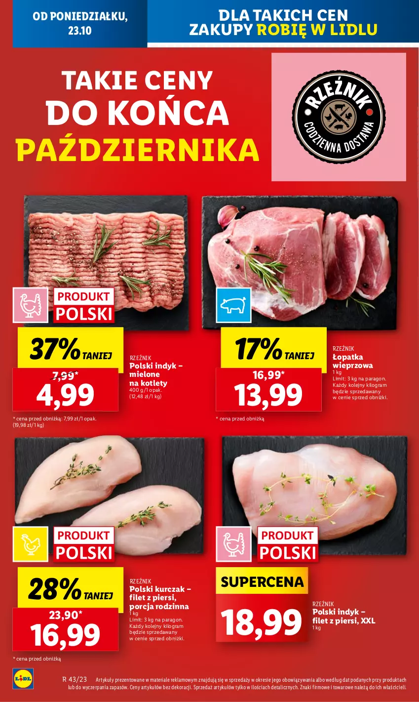 Gazetka promocyjna Lidl - GAZETKA - ważna 23.10 do 25.10.2023 - strona 4 - produkty: Gra, Kotlet, Kurczak, Olej, Por