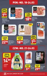 Gazetka promocyjna Aldi - Pełna oferta - Gazetka - ważna od 24.03 do 24.03.2024 - strona 8 - produkty: Kurczak, Mięso mielone, Mięso mielone z łopatki wieprzowej, Sos, Por, Szynka wieprzowa, Stek, Mięsne specjały, Golden Seafood, Szynka, Pstrąg, Tuńczyk, Pręga wołowa, Mięso, Pstrąg łososiowy