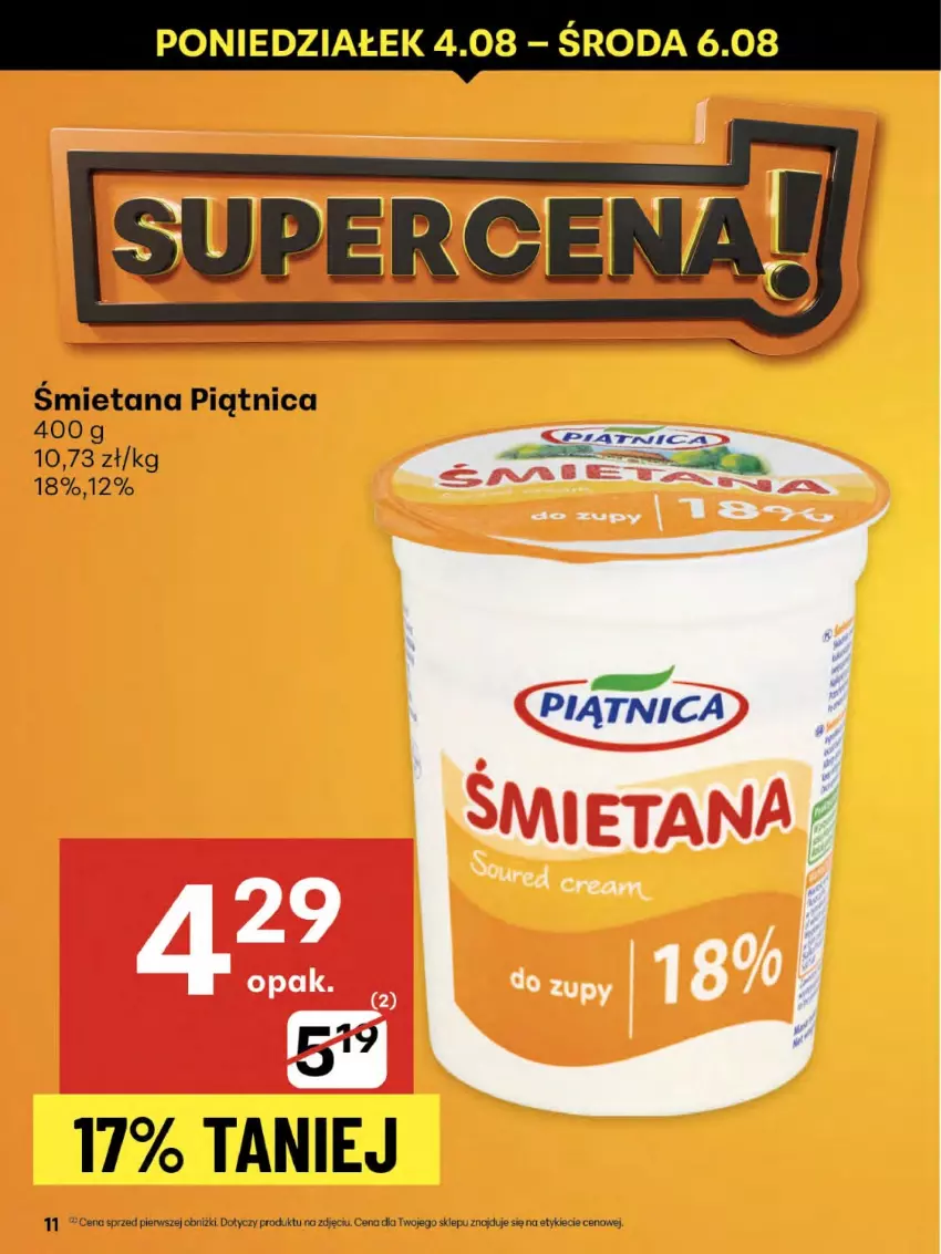 Gazetka promocyjna Delikatesy Centrum - Franczyza DC31 Czwartek - ważna 31.07 do 06.08.2025 - strona 11 - produkty: Piątnica