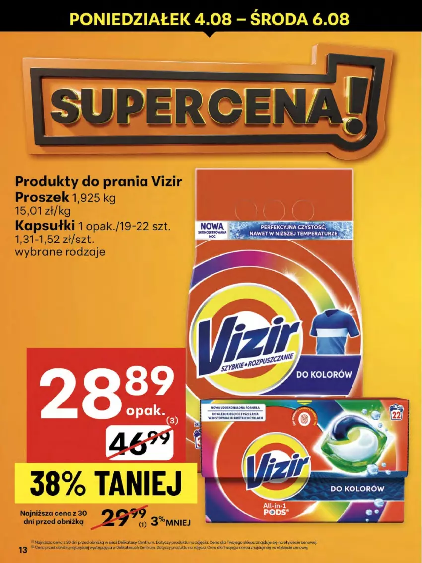Gazetka promocyjna Delikatesy Centrum - Franczyza DC31 Czwartek - ważna 31.07 do 06.08.2025 - strona 13 - produkty: Rum, Vizir