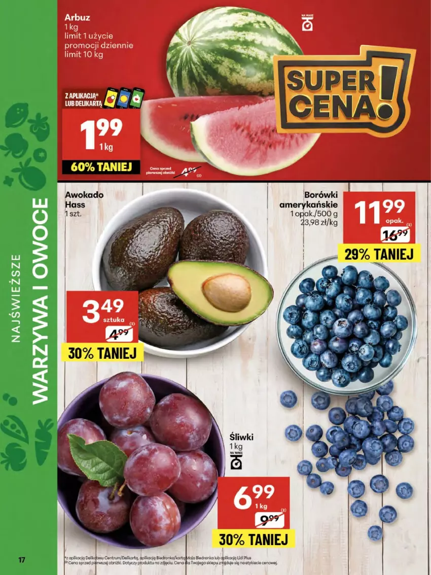 Gazetka promocyjna Delikatesy Centrum - Franczyza DC31 Czwartek - ważna 31.07 do 06.08.2025 - strona 17 - produkty: Arbuz, Dron, Owoce, Rum, Warzywa, Warzywa i owoce