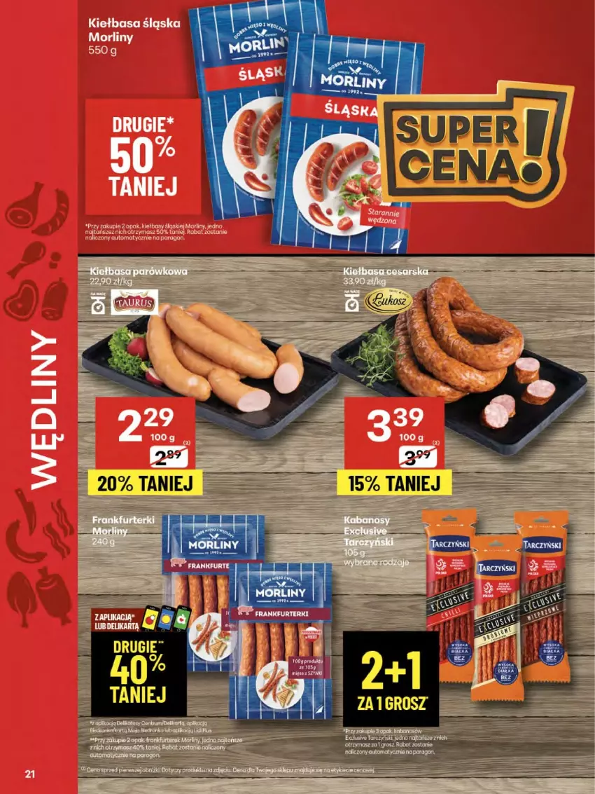 Gazetka promocyjna Delikatesy Centrum - Franczyza DC31 Czwartek - ważna 31.07 do 06.08.2025 - strona 21 - produkty: Morliny