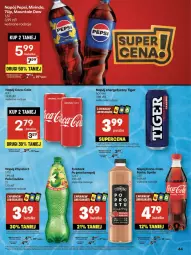 Gazetka promocyjna Delikatesy Centrum - Franczyza DC31 Czwartek - Gazetka - ważna od 06.08 do 06.08.2025 - strona 44 - produkty: Piwo, Rum, Koc, Gin, 7up, Napój energetyczny, Mirinda, Coca-Cola, Dron, Pepsi, Tiger, Moda, Tymbark, Fanta, Woda, Sprite, Napój, Orka, Fa