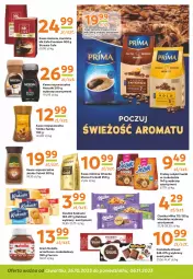 Gazetka promocyjna Gama - Gazetka Gama - Gazetka - ważna od 26.10 do 26.10.2024 - strona 4 - produkty: Tchibo, Ciastka, Nutella, Krakus, Kawa rozpuszczalna, Kawa ziarnista, Praliny, Jeżyki, Kawa mielona, Kawa, Wawel, Velvet, Czekolada, Prima, Jacobs Velvet, Tchibo Family, Ferrero, Mocca Fix Gold, Jacobs, Woseba, Krakuski, Milka, Fa