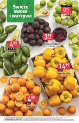 Gazetka promocyjna Stokrotka - Market - Gazetka - ważna od 22.03 do 22.03.2023 - strona 4 - produkty: Warzywa, Papryka, Pomarańcze, Papryka żółta, Buraki, Limonka, Owoce, Mięso