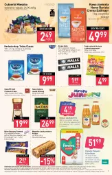 Gazetka promocyjna Stokrotka - Market - Gazetka - ważna od 22.03 do 22.03.2023 - strona 9 - produkty: Ciastka, Warzywa, Sok, Pampers, Cukier, Kawa ziarnista, Pieluchy, Dallmayr, Kawa mielona, Kawa, Jacobs Krönung, Tetley, Prima, Baton, Owoce, Ciastka owsiane, Cukierki, Jacobs, Herbata, Halls, Mięso, Nektar