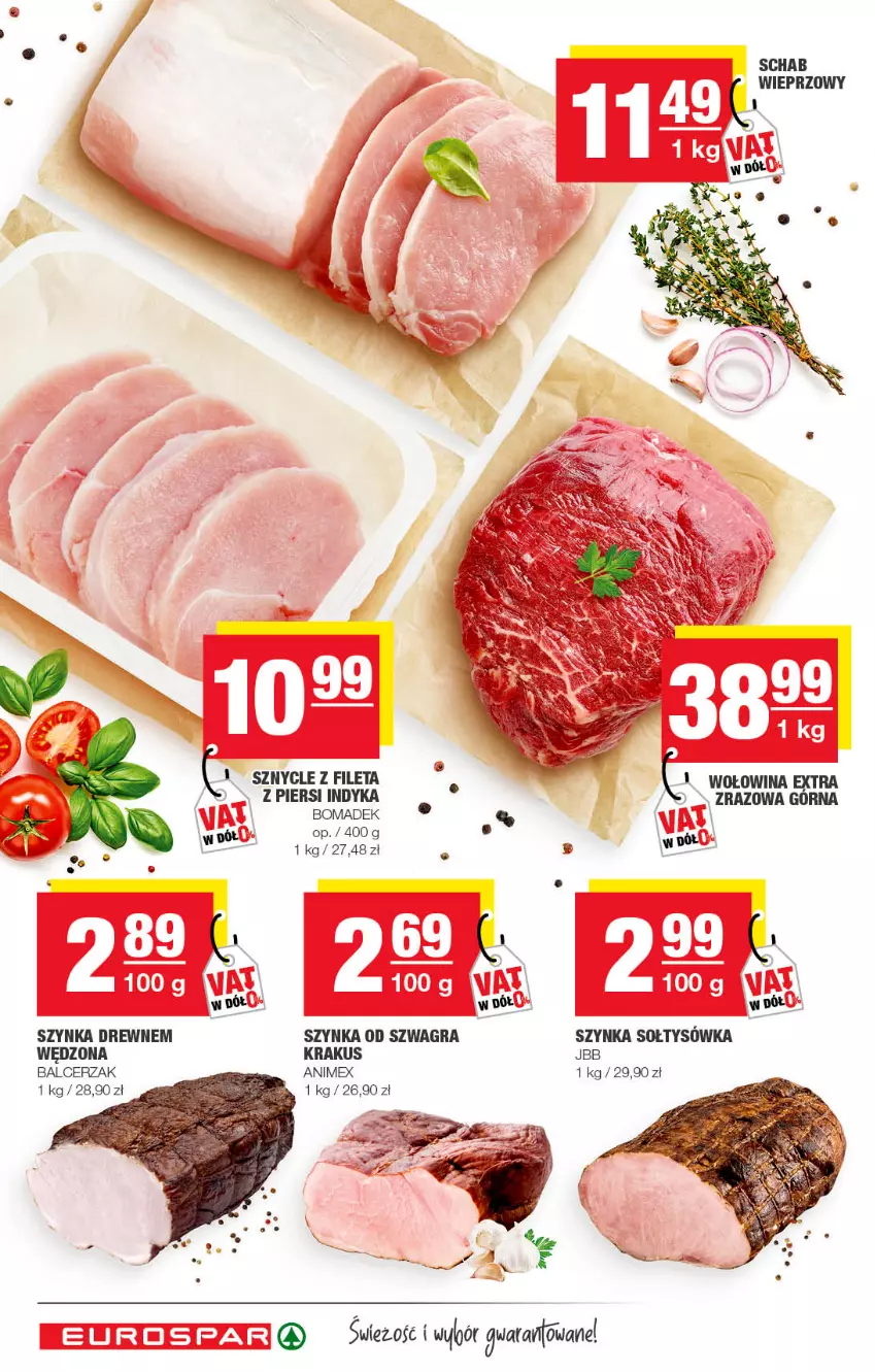 Gazetka promocyjna Spar - EuroSpar - ważna 02.03 do 12.03.2022 - strona 8 - produkty: Gra, Krakus, LG, Szynka, Wołowina