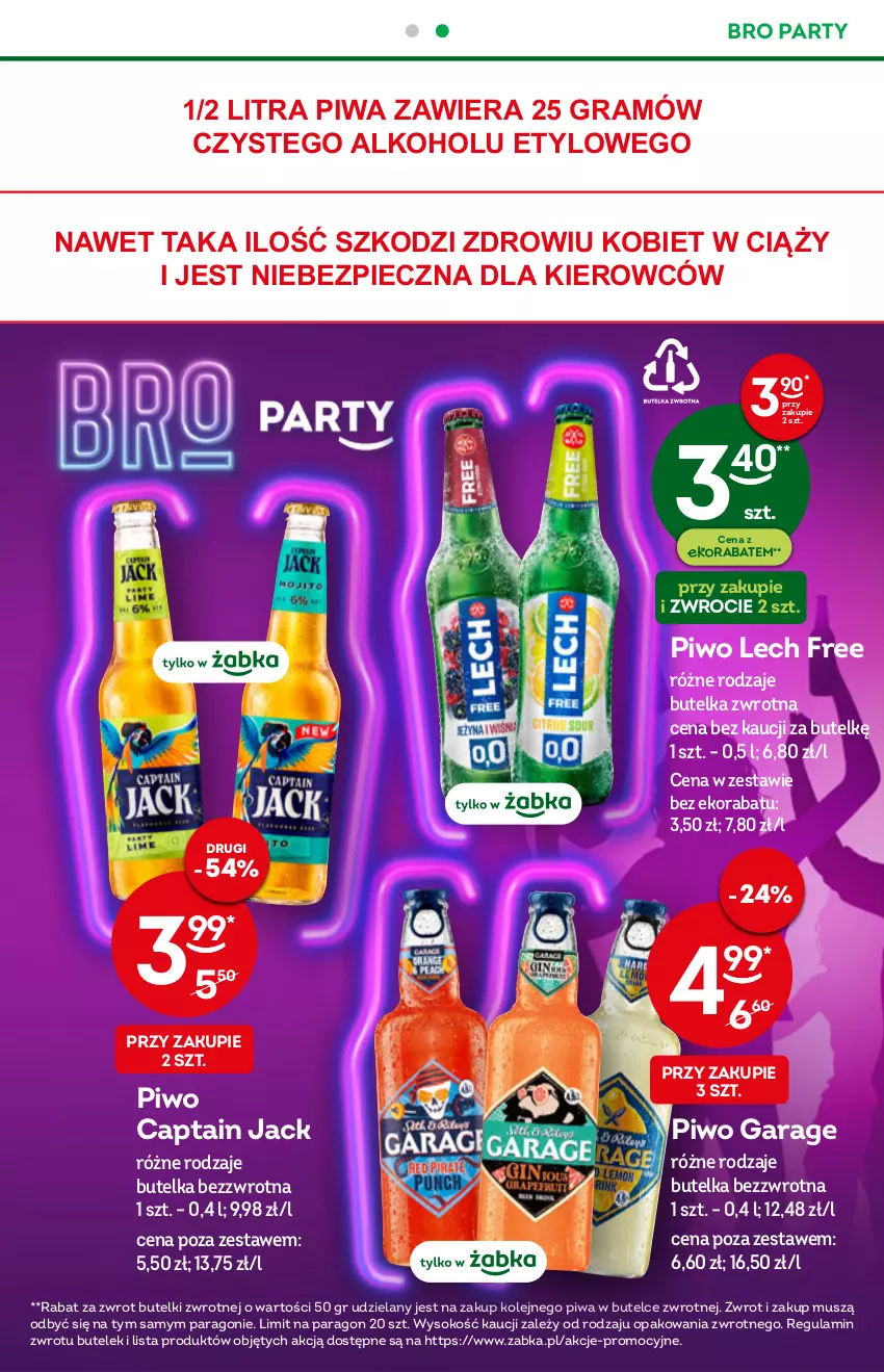 Gazetka promocyjna Żabka - ważna 05.10 do 11.10.2022 - strona 13 - produkty: Captain Jack, Gra, Mus, Olej, Piec, Piwa, Piwo, Sok