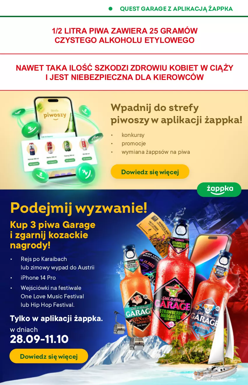 Gazetka promocyjna Żabka - ważna 05.10 do 11.10.2022 - strona 14 - produkty: Gra, Mus, Piec, Piwa, Piwo