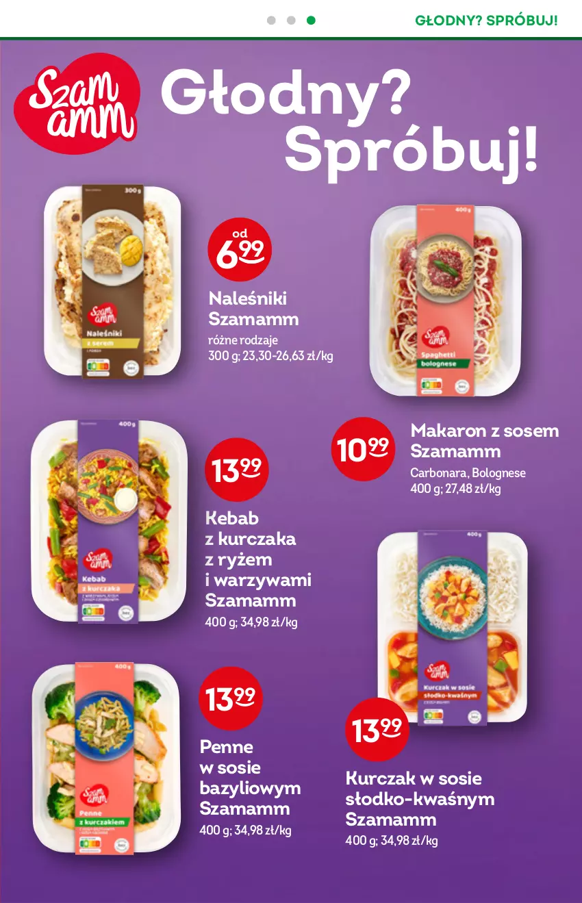 Gazetka promocyjna Żabka - ważna 05.10 do 11.10.2022 - strona 5 - produkty: Bazyl, Kebab, Kebab z kurczaka, Kurczak, Makaron, Makaron z sosem, Naleśniki, Penne, Ryż, Sos, Warzywa