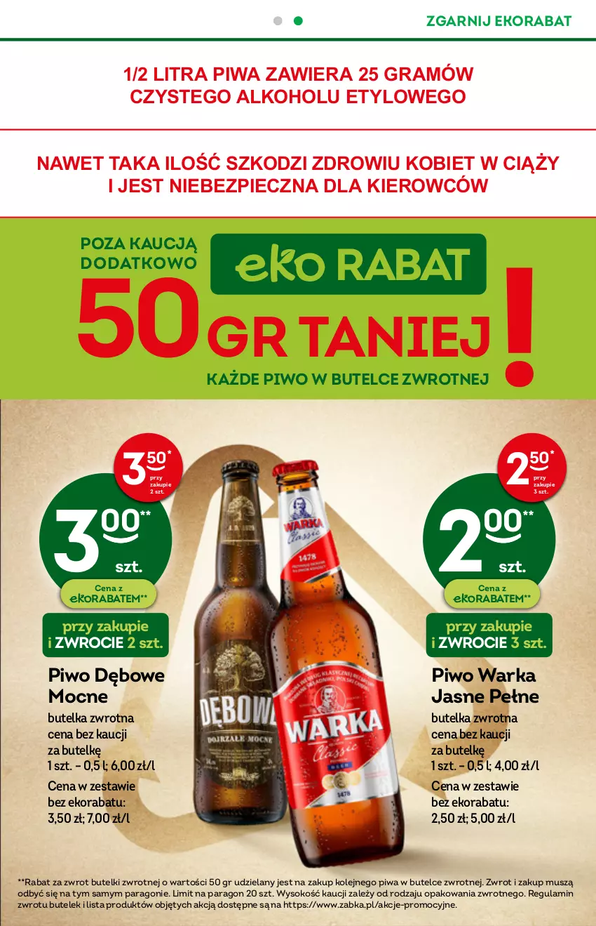 Gazetka promocyjna Żabka - ważna 05.10 do 11.10.2022 - strona 7 - produkty: Gra, Mus, Olej, Piec, Piwa, Piwo, Sok, Warka