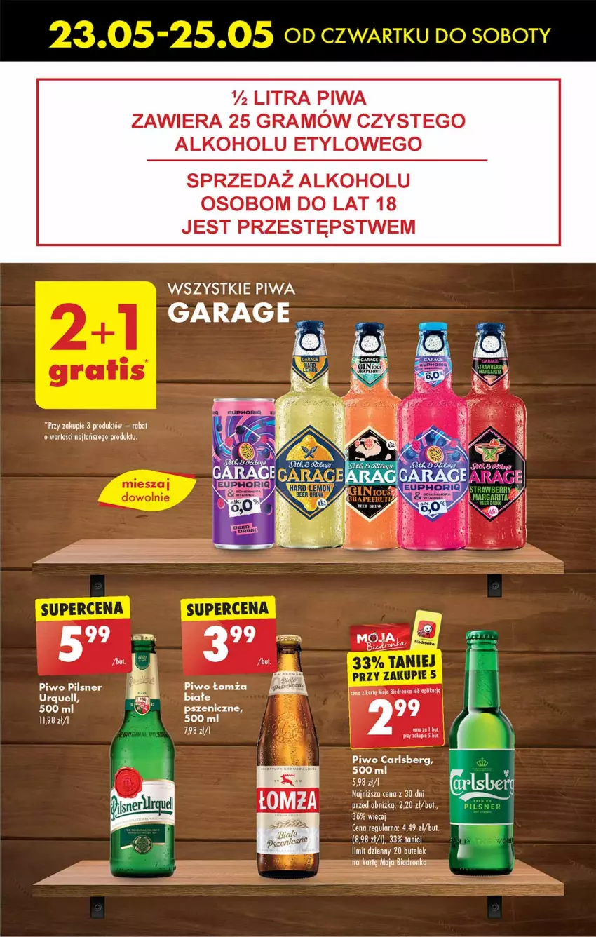 Gazetka promocyjna Biedronka - Od czwartku - ważna 23.05 do 29.05.2024 - strona 45 - produkty: Carlsberg, Dron, Gra, Piwa, Piwo