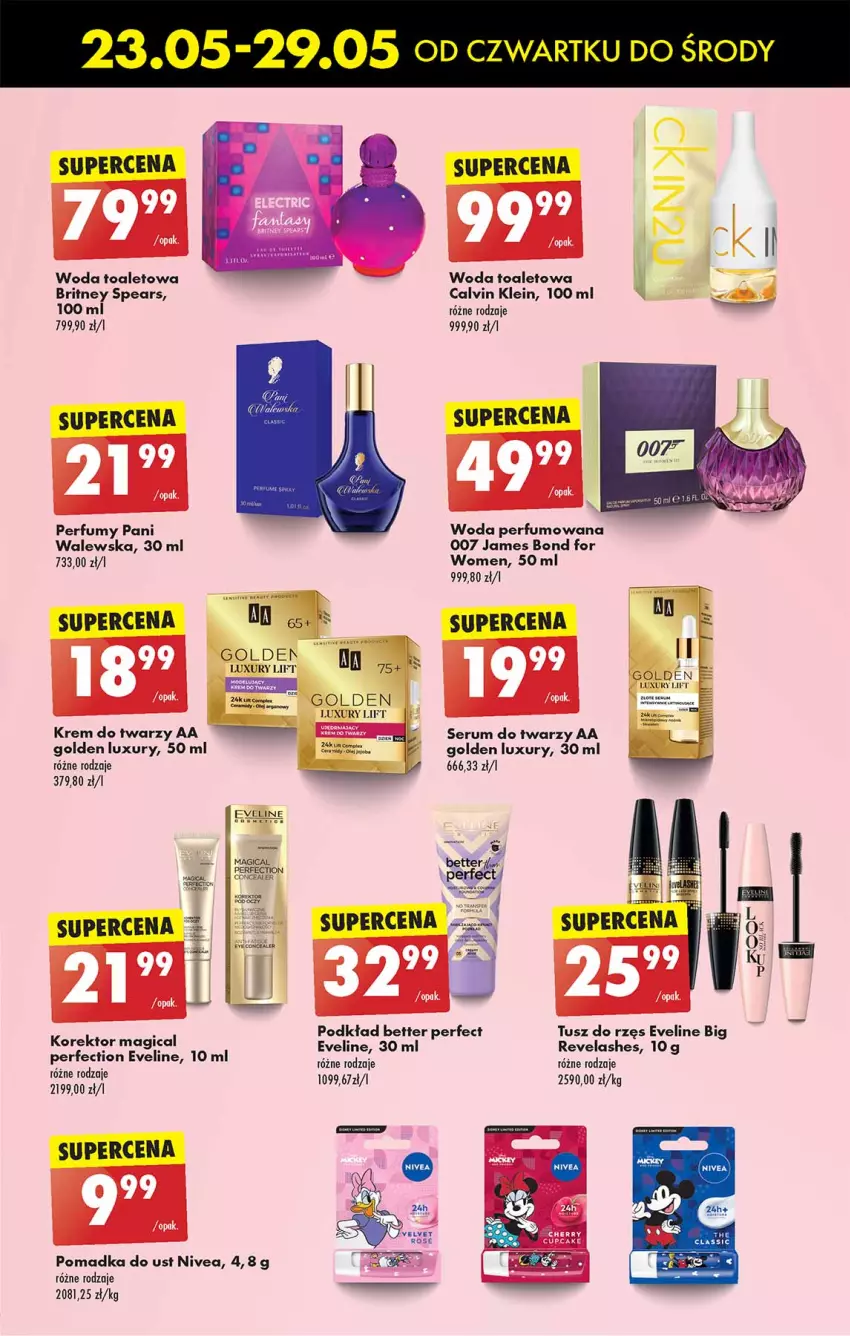 Gazetka promocyjna Biedronka - Od czwartku - ważna 23.05 do 29.05.2024 - strona 51 - produkty: Brit, Calvin Klein, Eveline, Fa, Gala, Nivea, Perfum, Podkład, Rum, Ser, Serum, Tusz, Woda, Woda perfumowana, Woda toaletowa