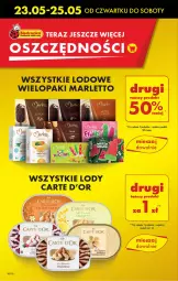 Gazetka promocyjna Biedronka - Od czwartku - Gazetka - ważna od 29.05 do 29.05.2024 - strona 14 - produkty: Carte d'Or, Lody