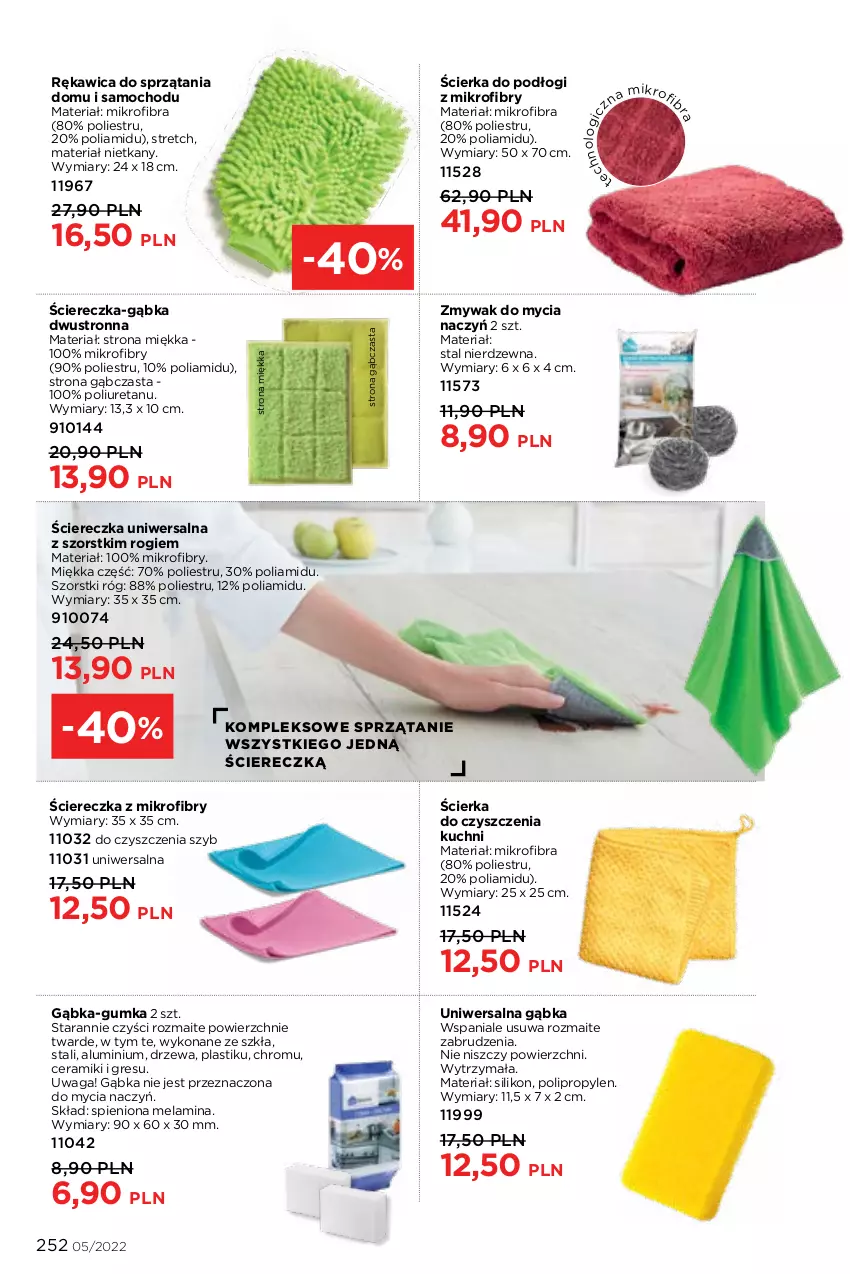 Gazetka promocyjna Faberlic - ważna 14.03 do 03.04.2022 - strona 252 - produkty: Do mycia naczyń, Gres, Sprzątanie, Waga