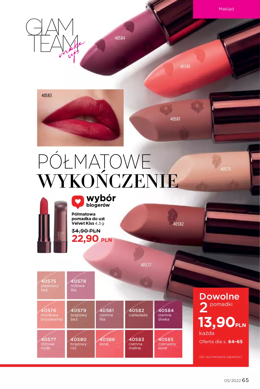 Gazetka promocyjna Faberlic - ważna 14.03 do 03.04.2022 - strona 65 - produkty: Czekolada, Makijaż, Velvet