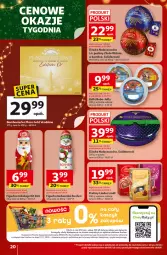 Gazetka promocyjna Auchan - Gazetka Święta jak babcię kocham Hipermarket Auchan - Gazetka - ważna od 23.12 do 23.12.2025 - strona 20 - produkty: Kit Kat, Top, Praliny, Lindor, Kosz, Figurka bałwan, Lindt