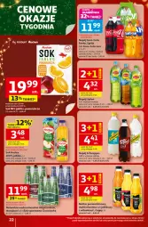 Gazetka promocyjna Auchan - Gazetka Święta jak babcię kocham Hipermarket Auchan - Gazetka - ważna od 23.12 do 23.12.2025 - strona 22 - produkty: Sok, Mus, Coca-Cola, Schweppes, Lipton, Cappy, Fanta, Woda mineralna, Woda, Sprite, Napój, Cisowianka, Nektar, Hortex, Fa