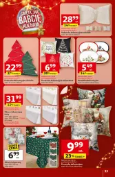 Gazetka promocyjna Auchan - Gazetka Święta jak babcię kocham Hipermarket Auchan - Gazetka - ważna od 23.12 do 23.12.2025 - strona 33 - produkty: Ser, Choinka, Inka, Poduszka dekoracyjna, Poszewka, Obrus, Poduszka