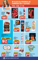 Gazetka promocyjna Aldi - Pełna oferta - Gazetka - ważna od 07.10 do 07.10.2023 - strona 8 - produkty: Gulasz wołowy, Sos, Ser, Salami, Twaróg, Polędwiczka wieprzowa, Zott, Jogurt, Pasztet, Mięsne specjały, Serek, Solan, Morliny, Kiełbasa