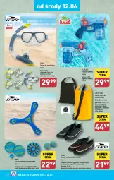 Gazetka promocyjna Aldi - Pełna oferta - Gazetka - ważna od 15.06 do 15.06.2024 - strona 26 - produkty: Bumerang, Gra, Buty do wody, Buty, Pojemnik, Dzieci, Pistolet, Maska