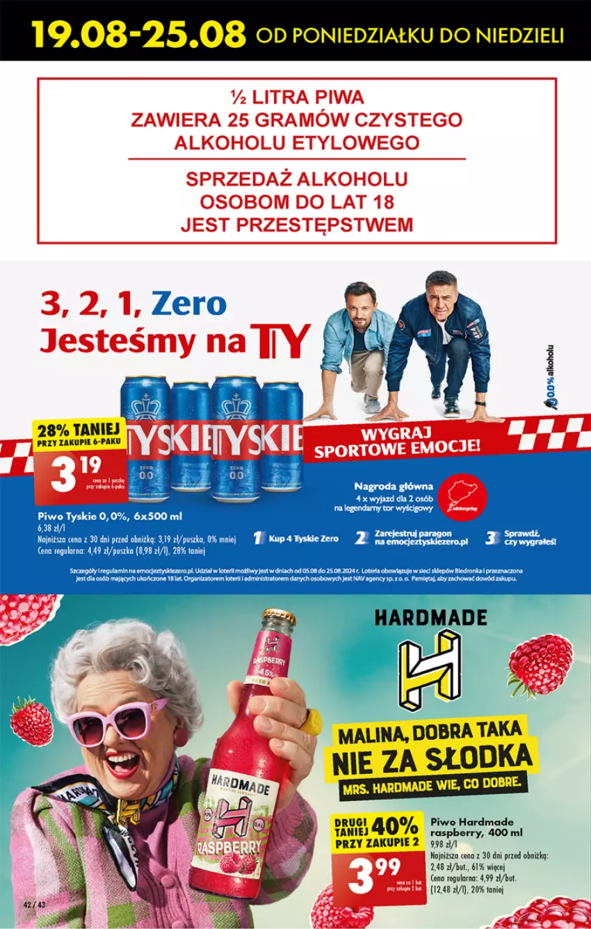 Gazetka promocyjna Biedronka - Od poniedzialku - ważna 19.08 do 24.08.2024 - strona 50 - produkty: Gra, Piwa, Piwo