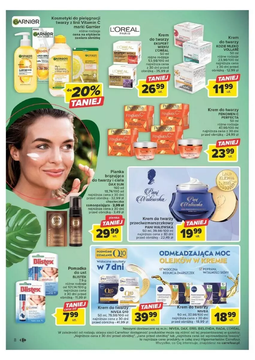 Gazetka promocyjna Carrefour - ważna 12.09 do 23.09.2023 - strona 25 - produkty: Bielenda, DAX, Garnier, Kosmetyki do pielęgnacji, Krem do twarzy, Mars, Nivea, Perfecta