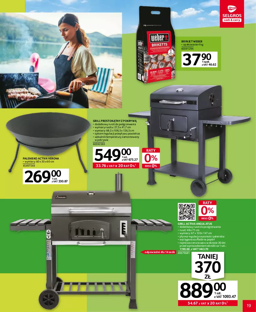 Gazetka promocyjna Selgros - Katalog Grill - ważna 20.04 do 02.05.2023 - strona 19 - produkty: Grill, Palenisko, Sok