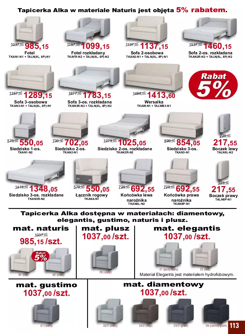 Gazetka promocyjna Bodzio - ważna 01.07 do 30.09.2022 - strona 113 - produkty: Boczek, Fa, Fotel, Gra, Narożnik, Siedzisko, Sofa, Sofa 2-osobowa, Sofa 3-osobowa, Tapicerka, Wersalka