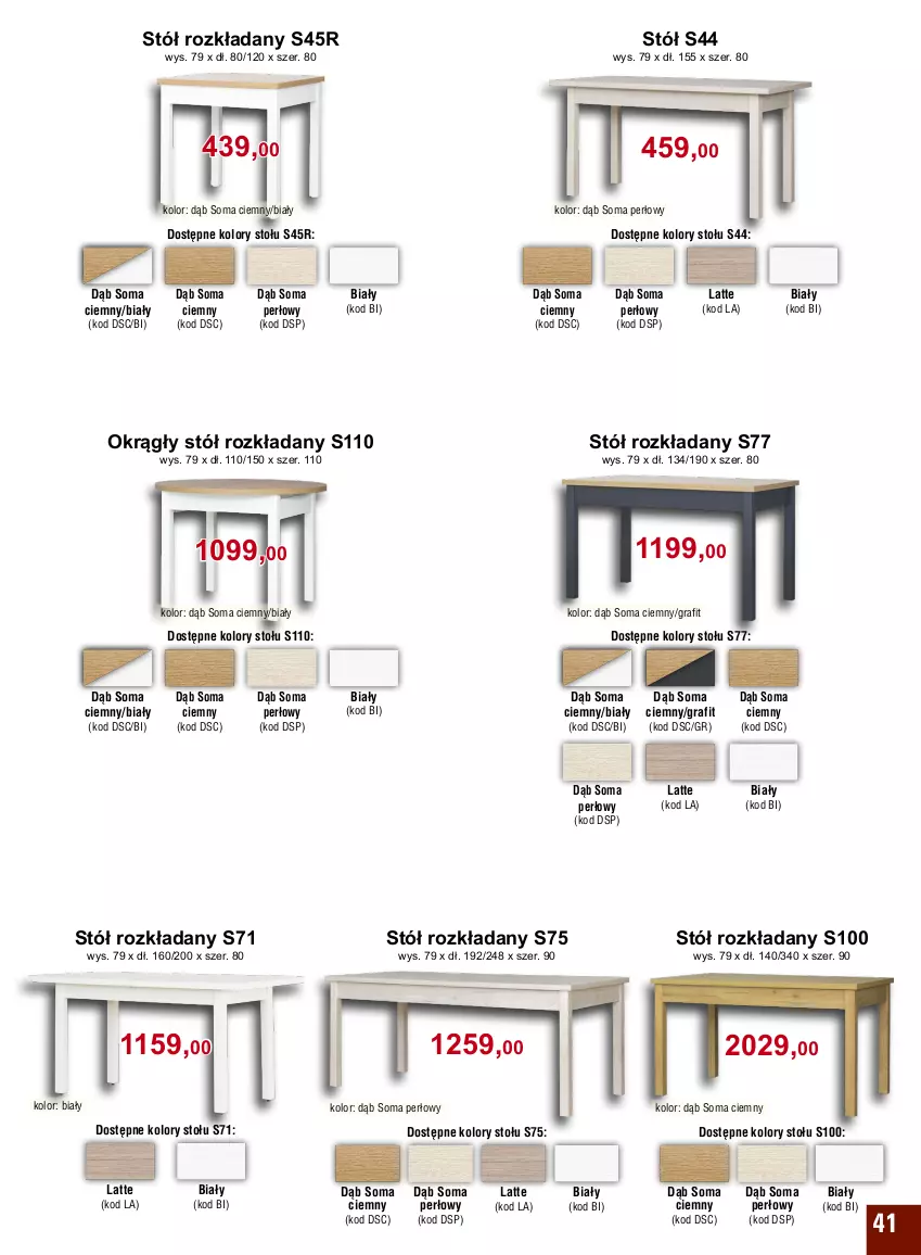 Gazetka promocyjna Bodzio - ważna 01.07 do 30.09.2022 - strona 41 - produkty: Gra, Stół, Stół rozkładany