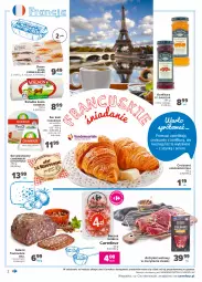 Gazetka promocyjna Carrefour - Gazetka Kuchnia śródziemnomorska - Gazetka - ważna od 31.07 do 31.07.2021 - strona 2 - produkty: Ser, Koc, Salami, Rust, Bell, Antrykot wołowy, Croissant, Camembert, Ser kozi, Boczek, Deser, Ser pleśniowy