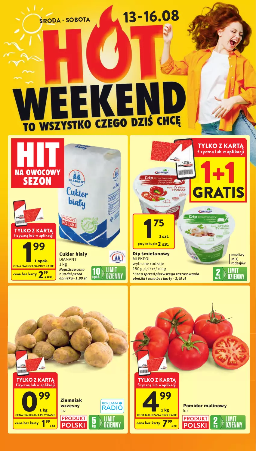 Gazetka promocyjna Intermarche - Gazetka Intermarche - ważna 13.08 do 20.08.2025 - strona 2 - produkty: Cukier, Diamant, Gra, Pomidor malinowy
