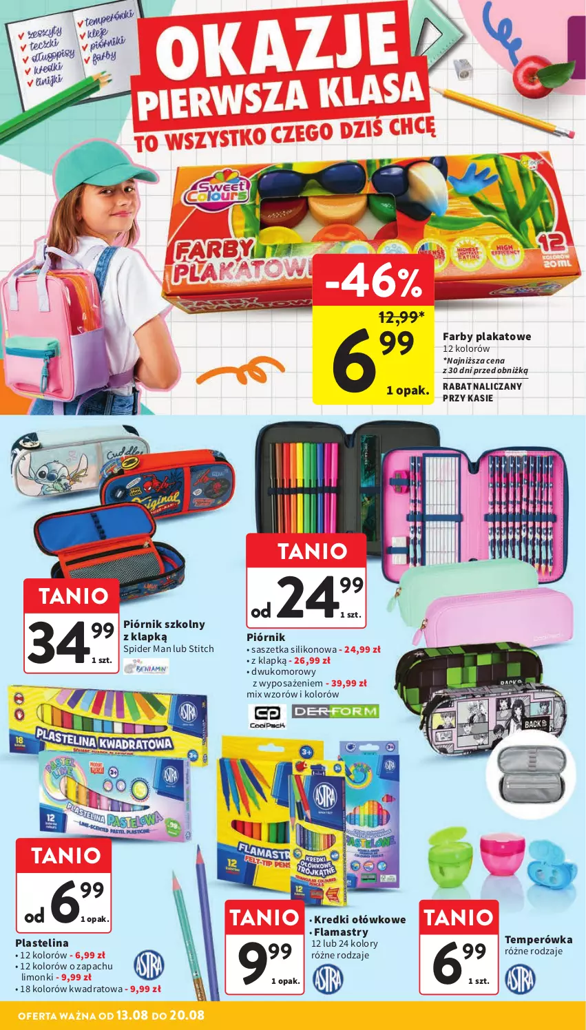 Gazetka promocyjna Intermarche - Gazetka Intermarche - ważna 13.08 do 20.08.2025 - strona 38 - produkty: Fa, Flamastry, Piórnik, Plastelina