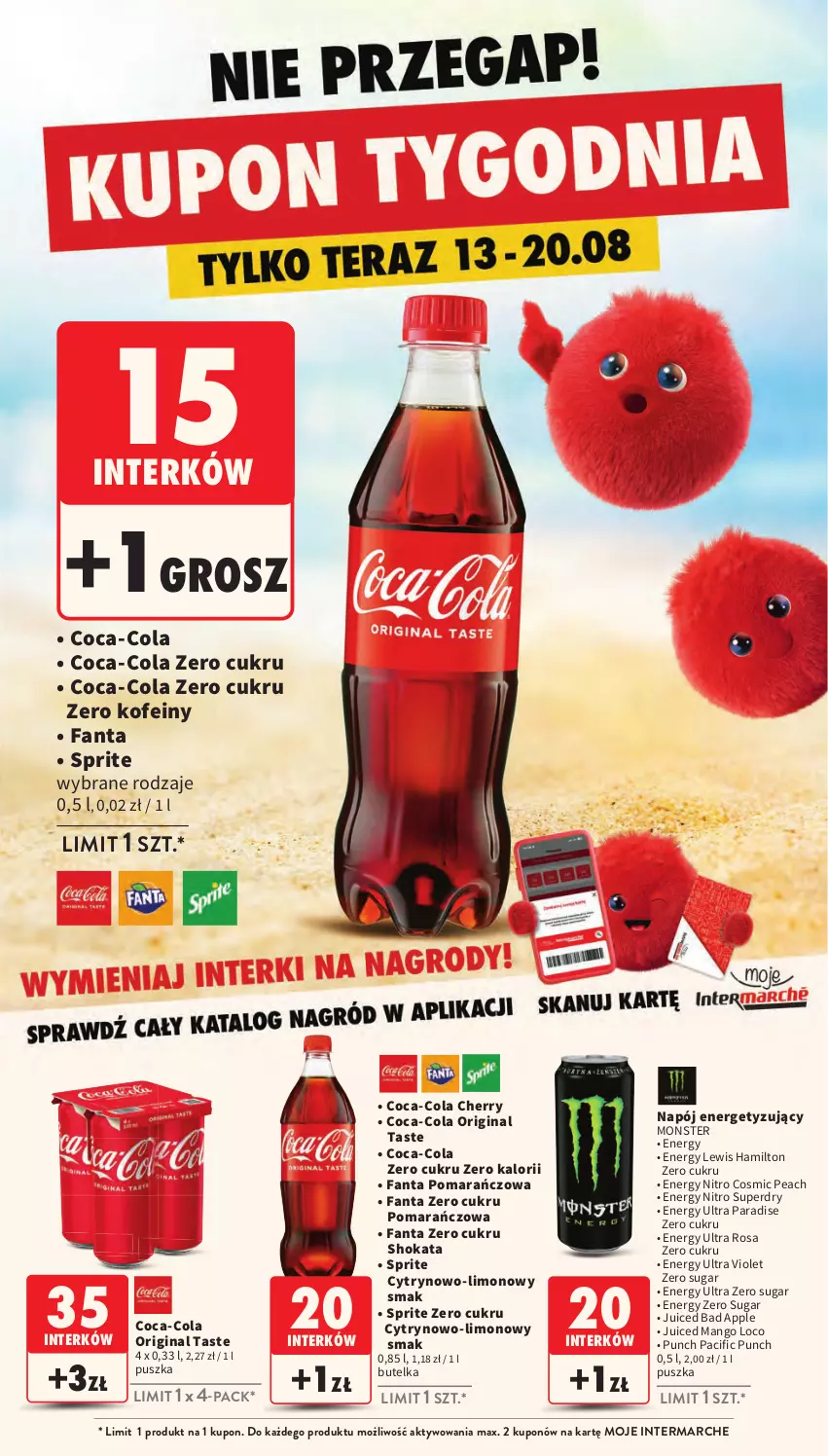 Gazetka promocyjna Intermarche - Gazetka Intermarche - ważna 13.08 do 20.08.2025 - strona 41 - produkty: Cif, Coca-Cola, Fa, Fanta, Gin, Mango, Napój, Sprite