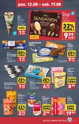 Gazetka promocyjna Aldi - Pełna oferta - Gazetka - ważna od 17.08 do 17.08.2024 - strona 17 - produkty: Ser, Ryż, Mus, Cukier, Jutrzenka, Sati, Sanki, Lody, Lipton, Czekolada, Danio, Deser, Cukierki, Kokos, Fa