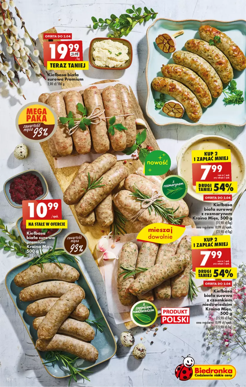 Gazetka promocyjna Biedronka - ważna 30.03 do 05.04.2023 - strona 29 - produkty: Kiełbasa, Kiełbasa biała