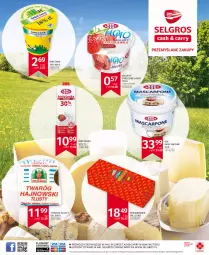 Gazetka promocyjna Selgros - Extra Oferta - Gazetka - ważna od 30.09 do 30.09.2021 - strona 35 - produkty: Sok, Ser, Twaróg, Jogurt, Sejdamer, Mascarpone, Twaróg tłusty, LG