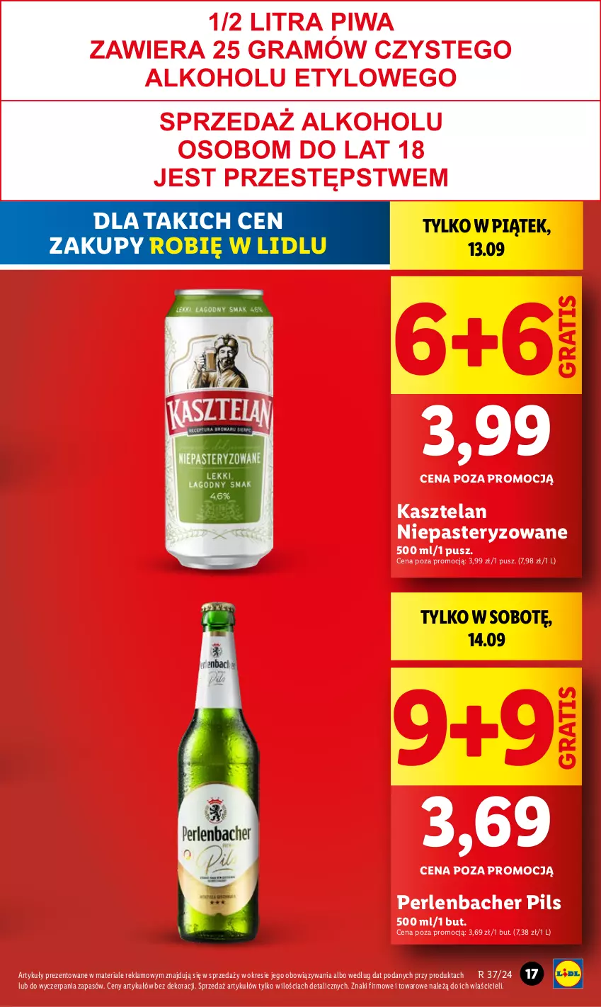 Gazetka promocyjna Lidl - GAZETKA - ważna 12.09 do 14.09.2024 - strona 17 - produkty: Gra, Kasztelan, NBA