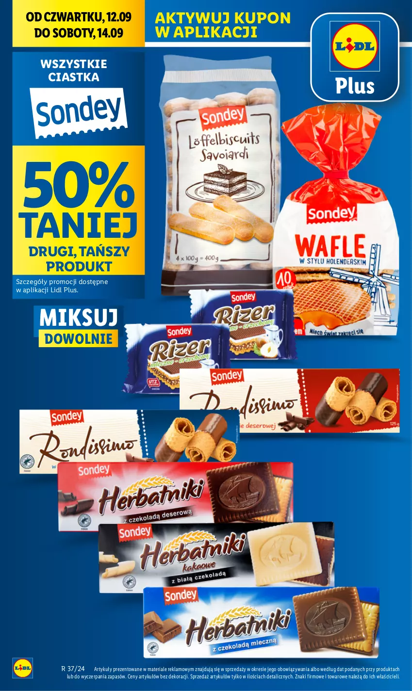 Gazetka promocyjna Lidl - GAZETKA - ważna 12.09 do 14.09.2024 - strona 40 - produkty: Ciastka