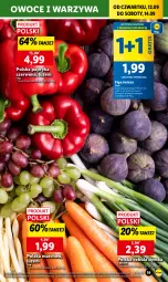 Gazetka promocyjna Lidl - GAZETKA - Gazetka - ważna od 14.09 do 14.09.2024 - strona 21 - produkty: Cebula, Warzywa, Gra, Papryka czerwona, Papryka, Owoce